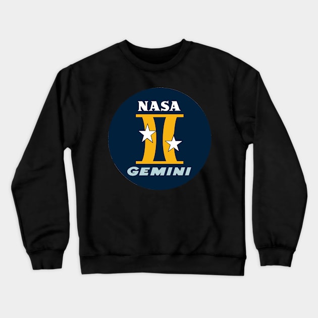 Gemini NASA Mission Crew Patch Crewneck Sweatshirt by jutulen